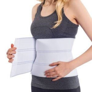 Adjustable abdominal binder