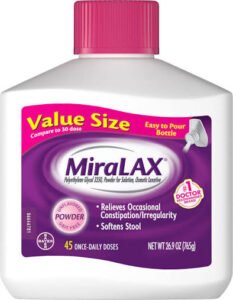 Miralax laxative powder