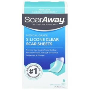 Silicone scar sheets