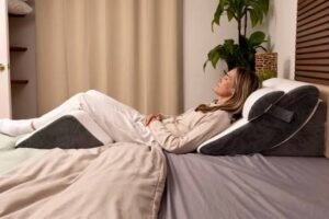 Extra pillows and wedge support
