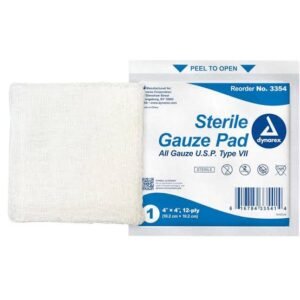 Sterile gauze pads